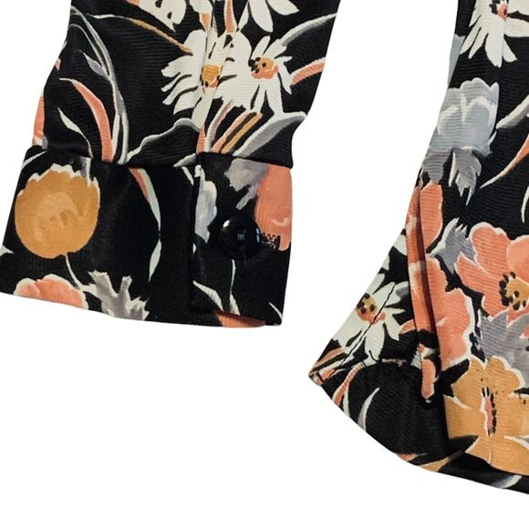 Vintage Fritzi Sleeveless Maxi Dress w/ Jacket Blouse Large 13/14 Jersey Print - Picture 11 of 14